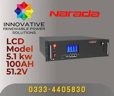 NARADA 48V 51.2V 100 150 200 AH LITHIUM ION BATTER