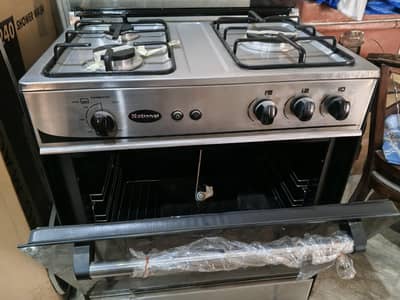 National 3 Burner Cooking Range | Gas + Electric | Brand New