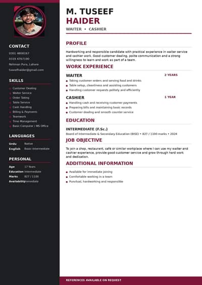 I need a job