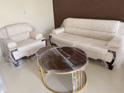 5 seater sofa set towel fabric high quality with table