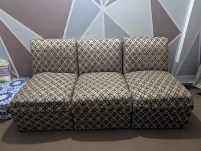 6 Seater Sofa With Table (Urgent Sale)