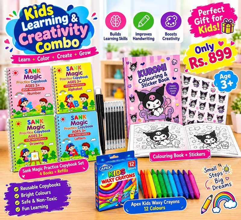 Kids Learning & Creativity Combo 0