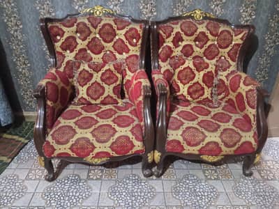 Original chinioti 5 seater Sofa set in original kekar.