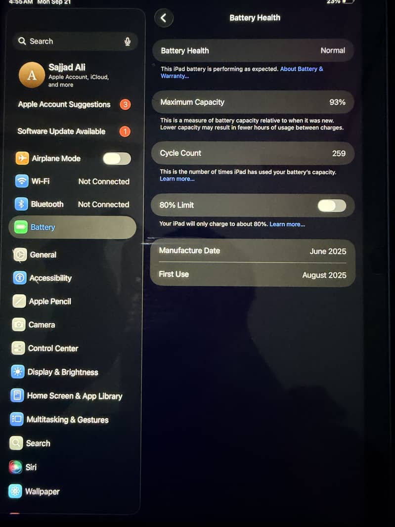 Ipad A16 3