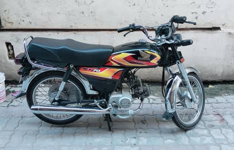 Honda CD 70 original black color