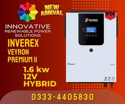 Inverex Veyron ll Premium 1.2 2.6 4.2 6 kw Hybrid Inverter ip54