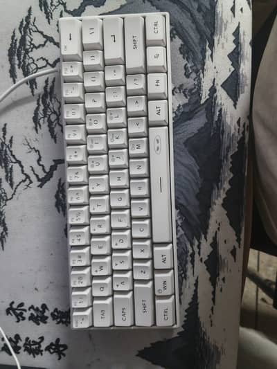 Brand New MageGee TS91 60% Membrane Gaming Keyboard – White