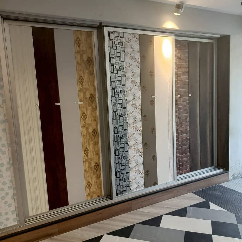 Wpc wallpanel-Fluted wall panel-Solid panel-Media wall-PVC wallpanel- 10