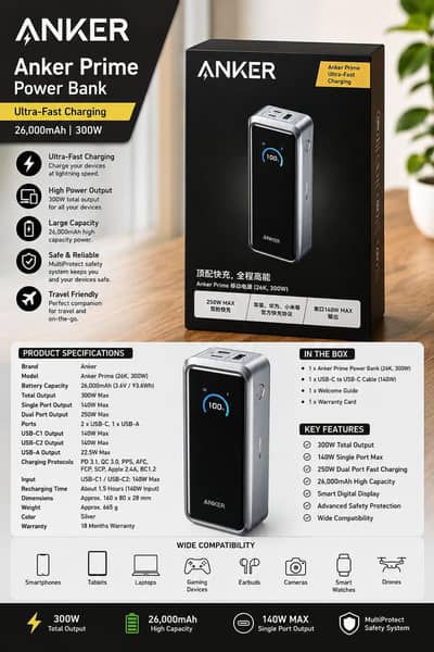 anker prime power bank