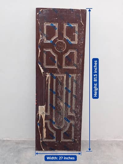 Wooden Decorative Door for Sale – 81.5 × 27 Inches