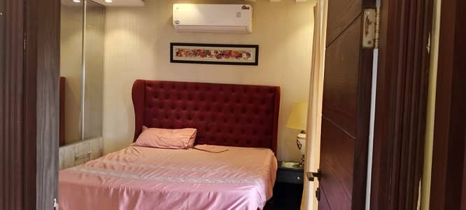 1 bed fully furnished luxury apartment for rent in Bahria Town.