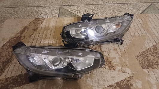 Honda Civic X (2016-2018) Pre Facelift OEM Genuine Headlights for Sale