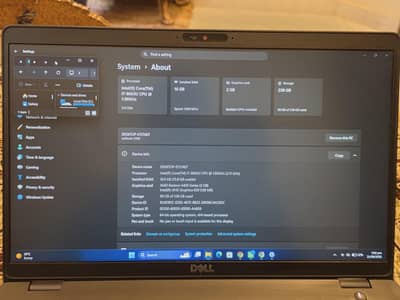 dell latitude 5500 i7 - 8665U , (2gb gpu ddr5) 10/10 like new