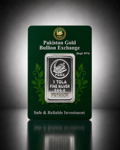 Pure Silver Bar 1 Tola 999 - PGBX