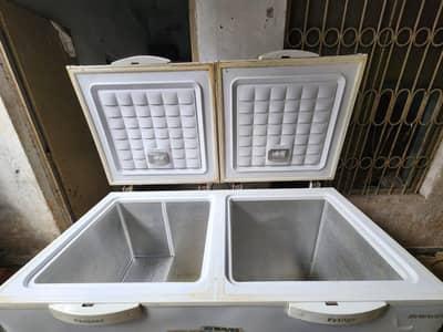 double door freezer