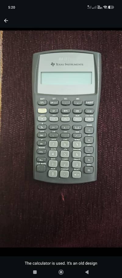 Texas Instruments BA II Plus Financial Calculator