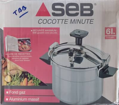 Original SEB Cocotte Minute Pressure Cooker (Solid Aluminium) – Boxed