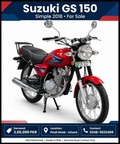 Suzuki GS 150 2018 impoted
