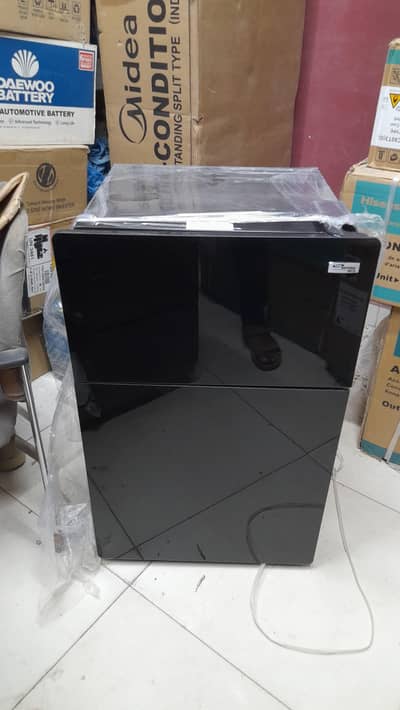 Gaba National Mini Refrigerator 7 cu ft Glass Door