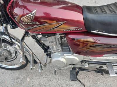 Honda CG125 model 2021 Islamabad number