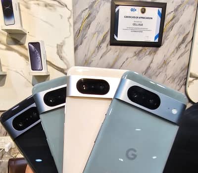 Google Pixel 8 / 8a / 8 pro Official PTA Approved Waterpack Stock