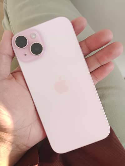 IPhone 15 Pink 128gb Jv - 95 battery health 10/10 condition no scratch