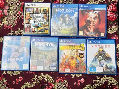 My ps4 With controller And 7 CDs