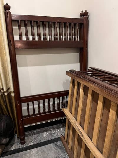 original wooden bunk bed