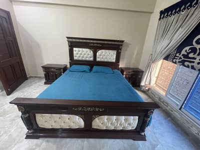 Wooden Bed Set
