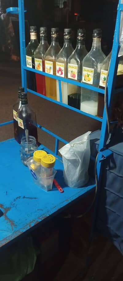 counter or empty bottle