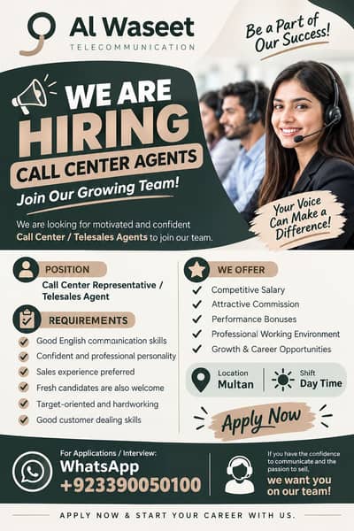 Telesales Agent - Etisalat & Du Campaigns
