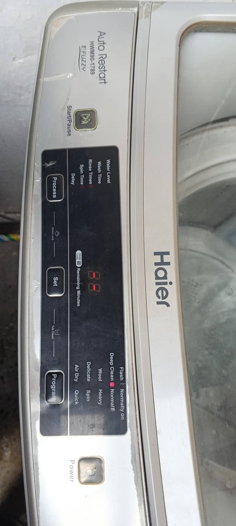 HAIER WASHING MACHINE AUTOMATIC 1
