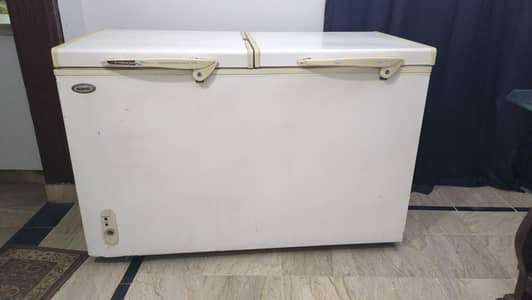 waves double door horizontal fridge and freezer