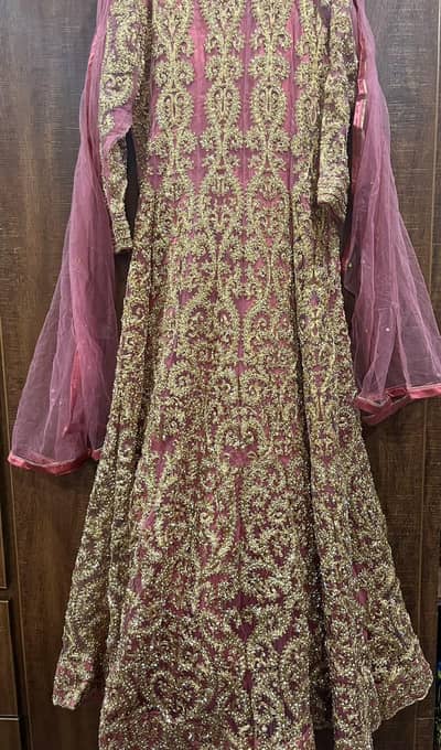 pink fancy indan style frok