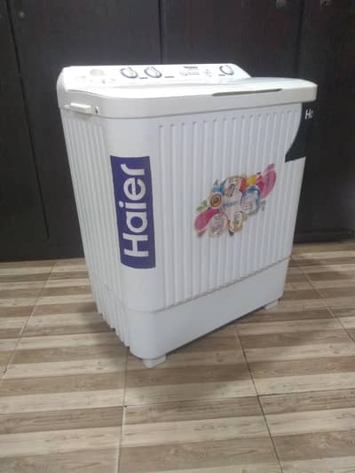 Haier washing machine semiautomatic twin tubc capacity 10kg