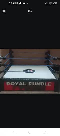 WWE FIGURES AND RING 0