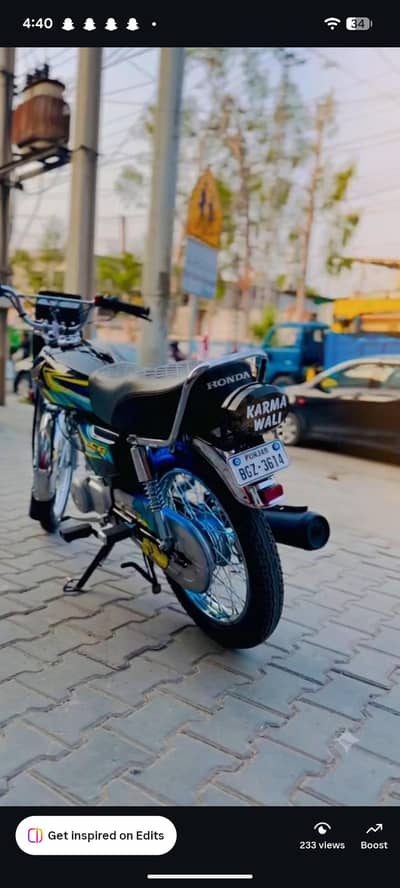 Honda CG 125 2026 Mileage 4500