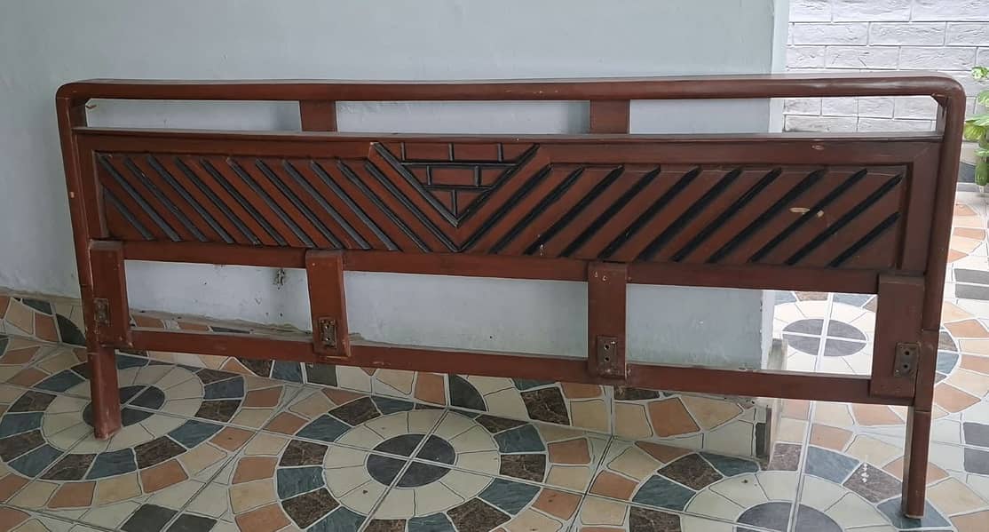 Solid Wooden bed used bed 0