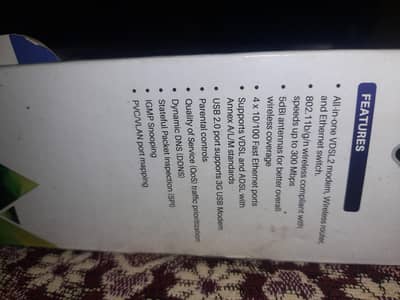 PTCL D-Link DSL-G225 VDSL2 Wireless N300 Modem Router – Complete Box
