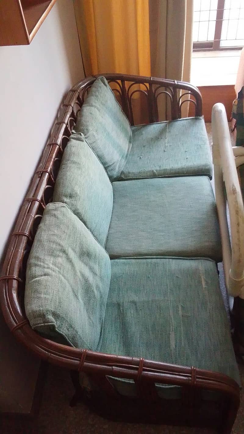 Cane Sofa set 5 Pcs (03314861118) 0