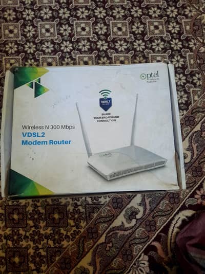 PTCL D-Link DSL-G225 VDSL2 Wireless N300 Modem Router – Complete Box