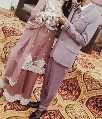 Hand-Embroidered Walima Maxi for Sale