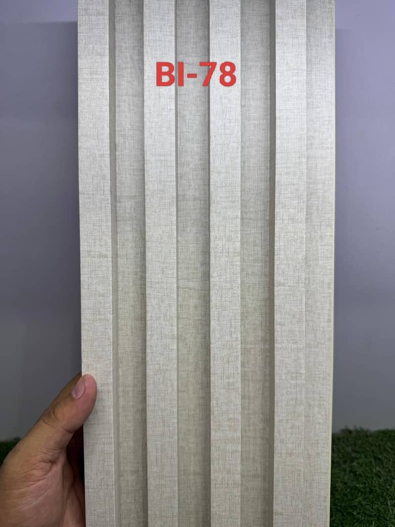 Fluted WPC wallpanel - Wpc wall panels- 3D Fluted wall cladding 1
