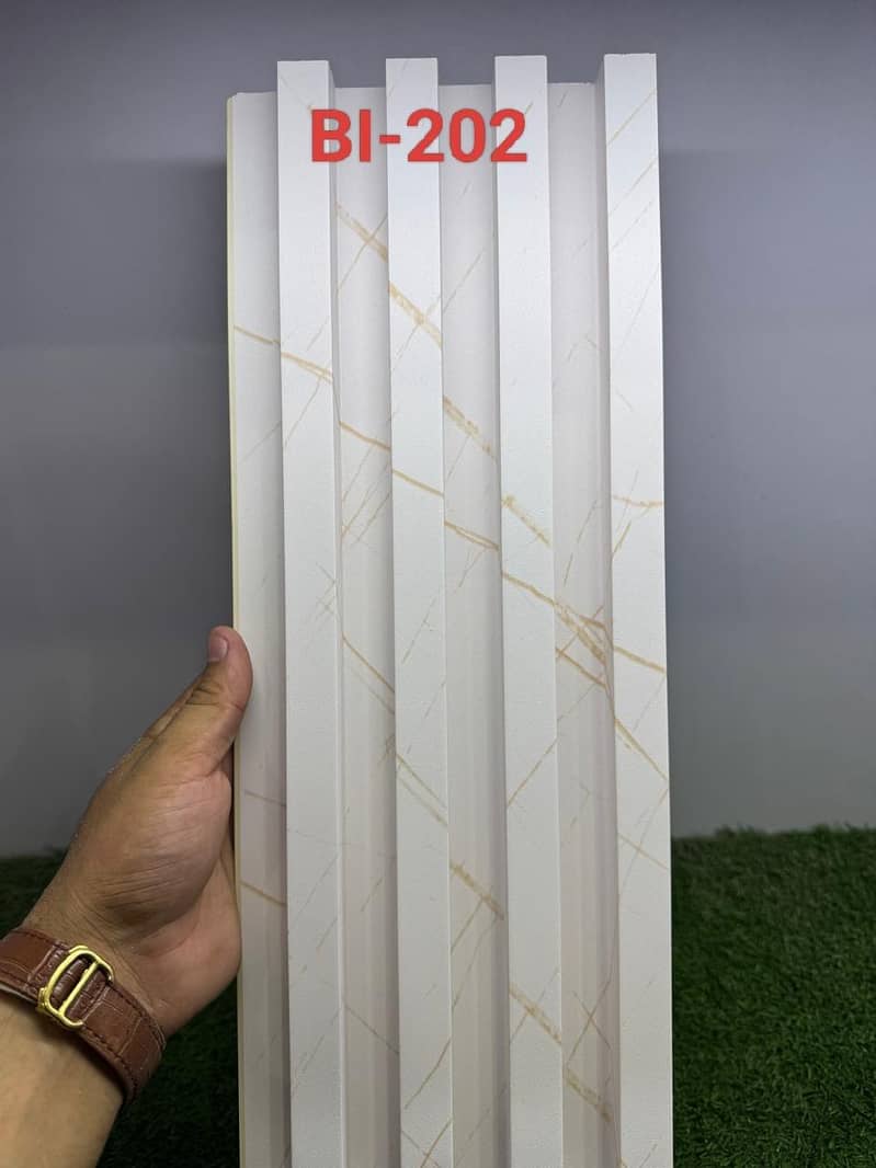 Fluted WPC wallpanel - Wpc wall panels- 3D Fluted wall cladding 2