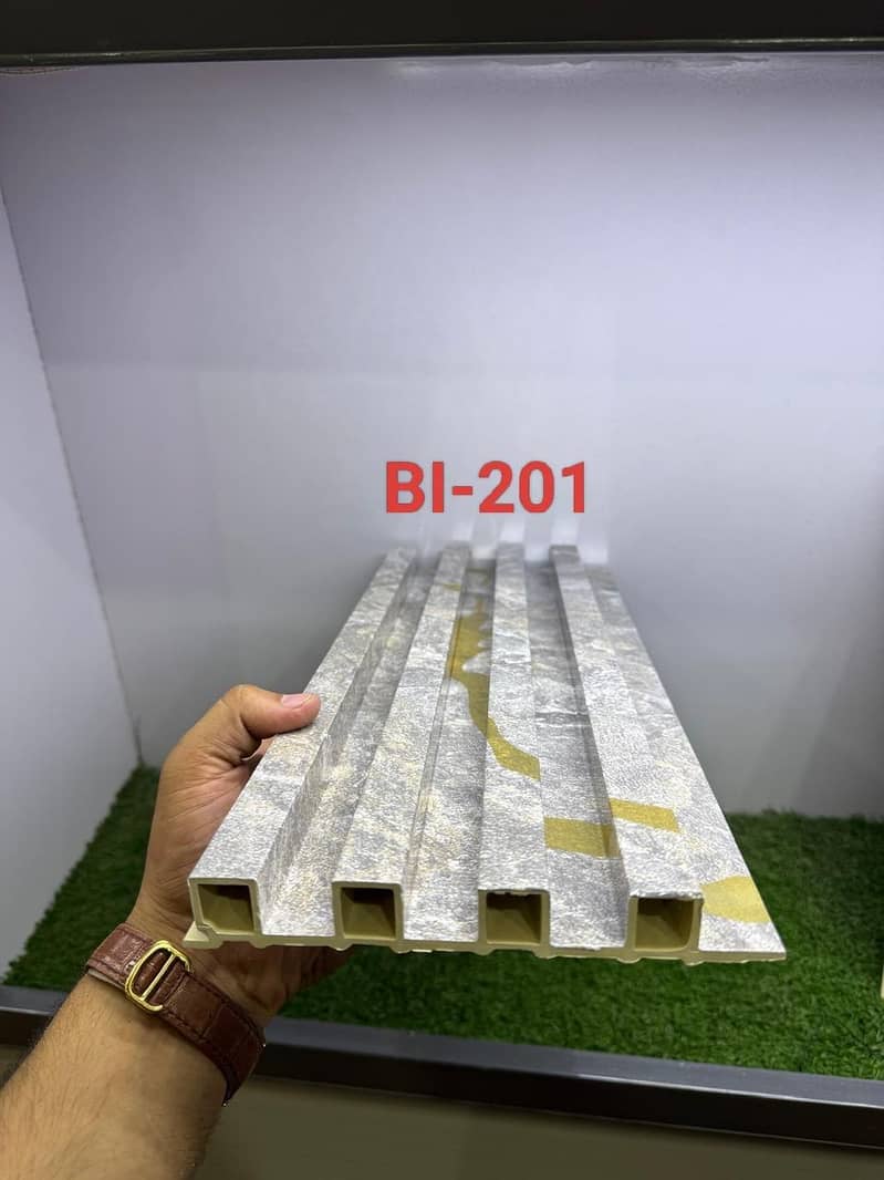 Fluted WPC wallpanel - Wpc wall panels- 3D Fluted wall cladding 3