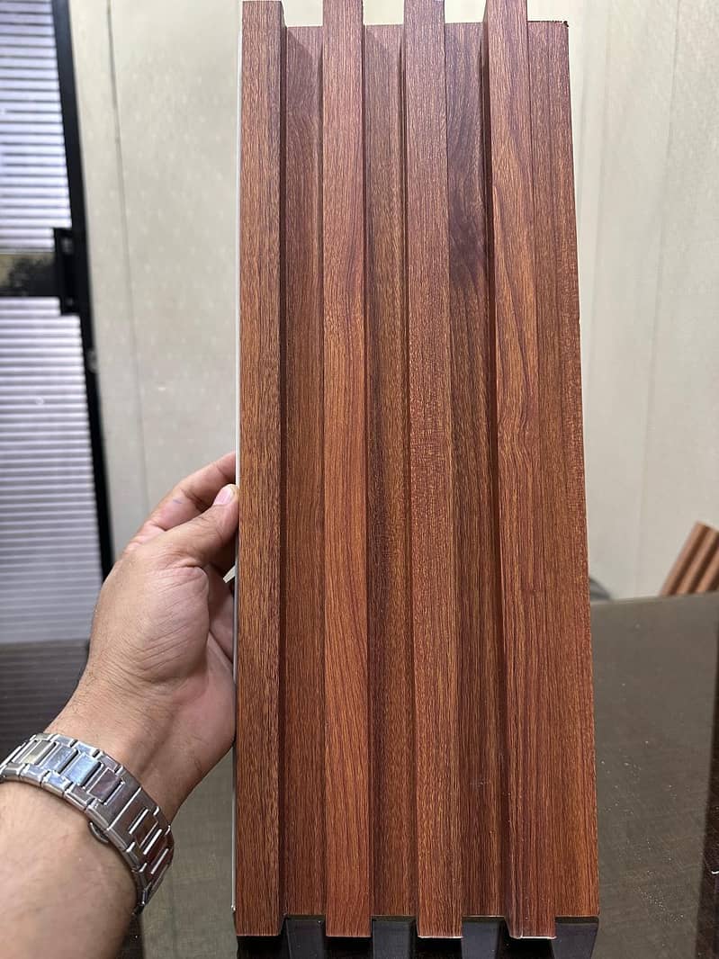 Fluted WPC wallpanel - Wpc wall panels- 3D Fluted wall cladding 7