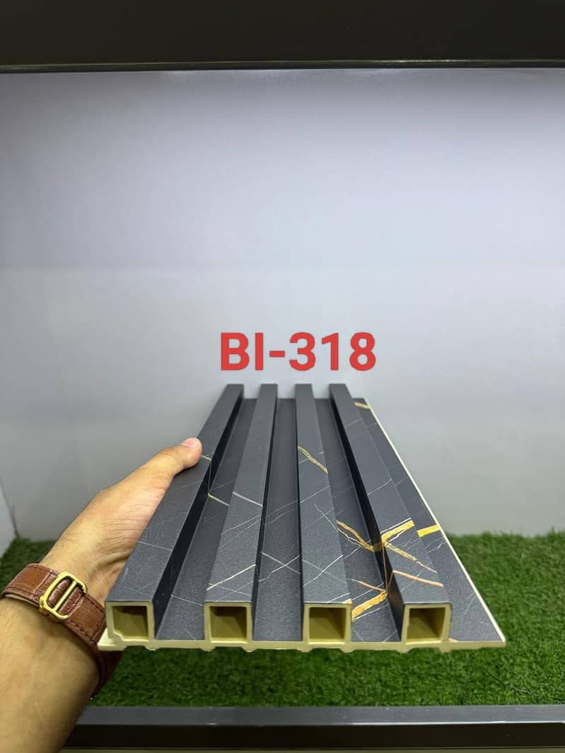 Fluted WPC wallpanel - Wpc wall panels- 3D Fluted wall cladding 8