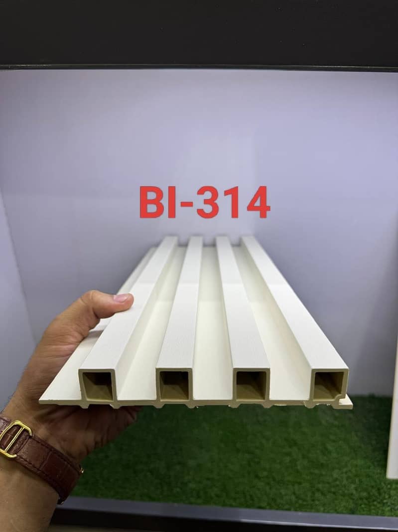 Fluted WPC wallpanel - Wpc wall panels- 3D Fluted wall cladding 9