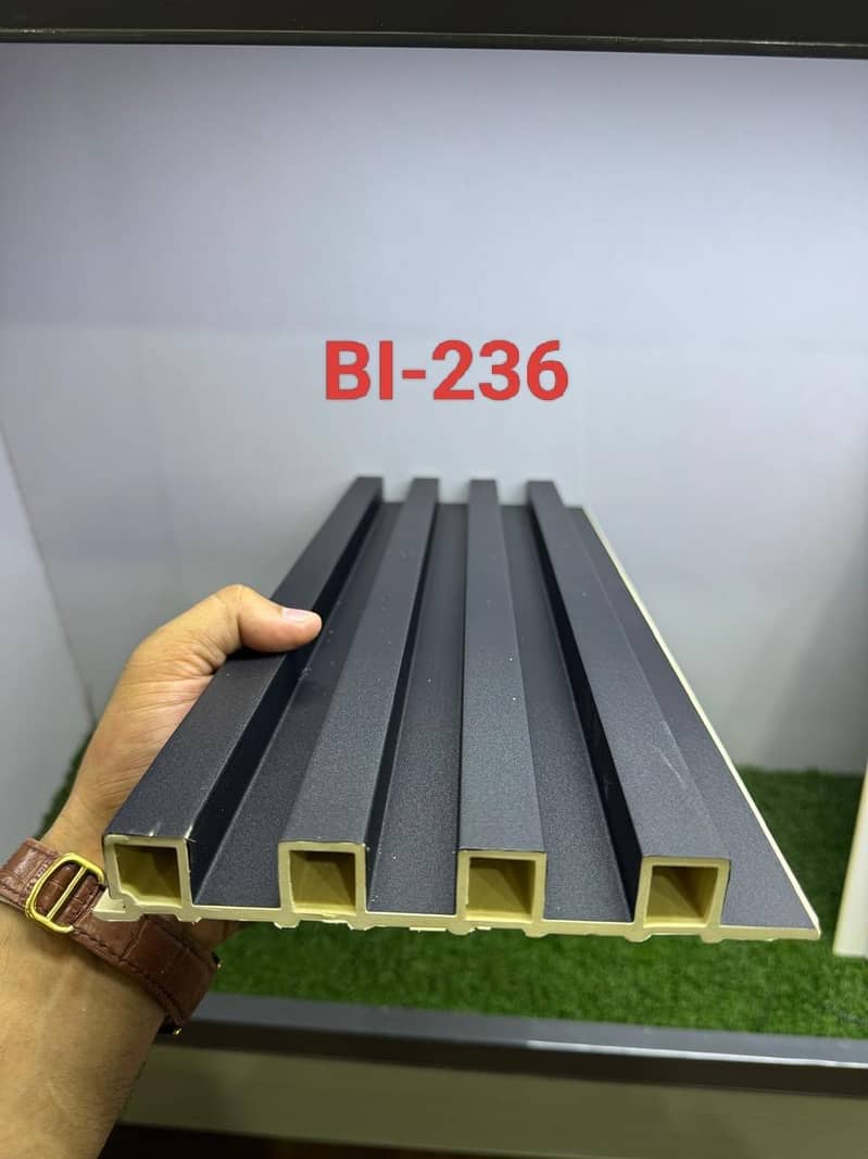 Fluted WPC wallpanel - Wpc wall panels- 3D Fluted wall cladding 10