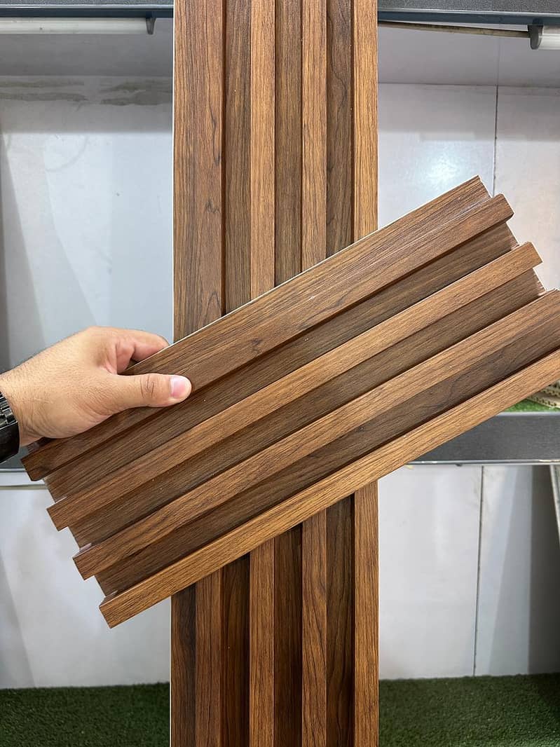 Fluted WPC wallpanel - Wpc wall panels- 3D Fluted wall cladding 12